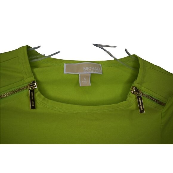 MICHAEL KORS‎ SHORT SLEEVE SIDE RUCHED SIDE TOP SZ SM - Picture 6 of 7